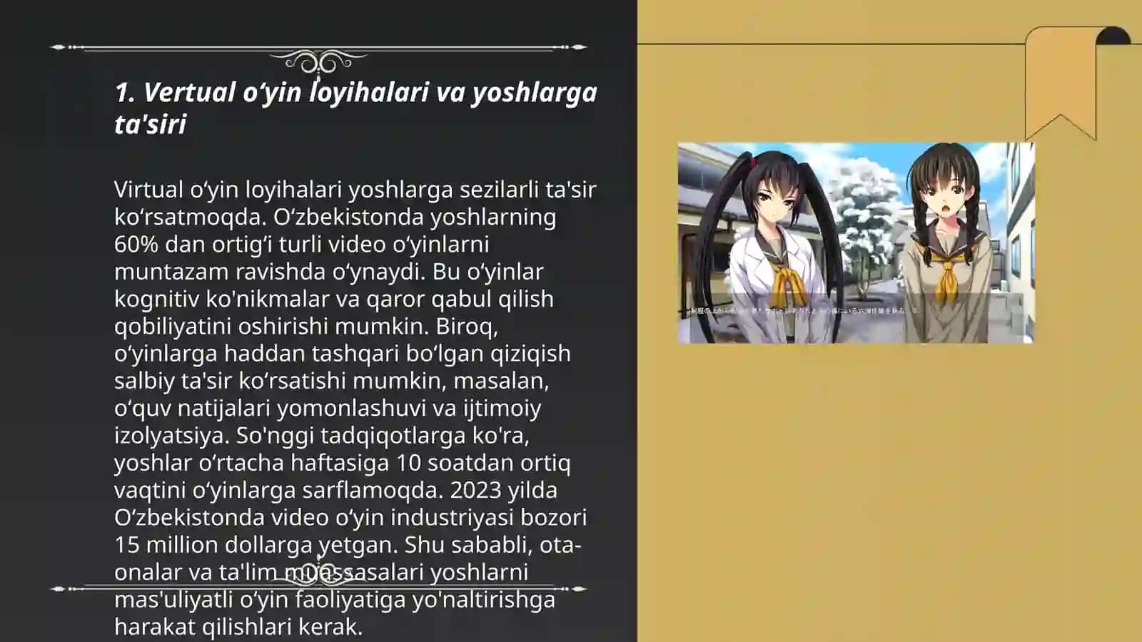 Vertual oʻyinlarning yoshlar ongiga taʼsiri 3