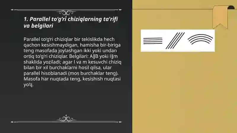 Parallel to‘g‘ri chiziqlar 3