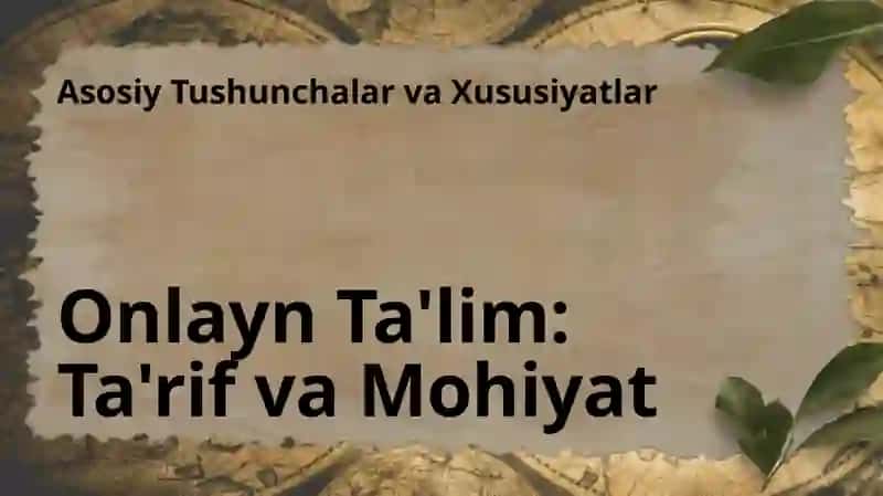 Onlayn Ta'lim 3