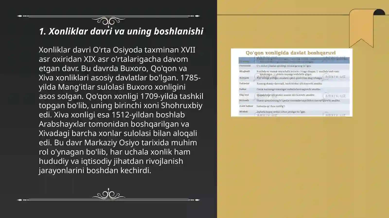 Xonliklar davri tarixiy geografiyasi 3