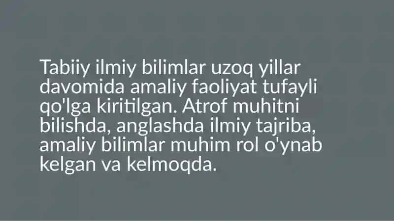 Tabiiy fanlar fanining maqsad va vazifalari 3