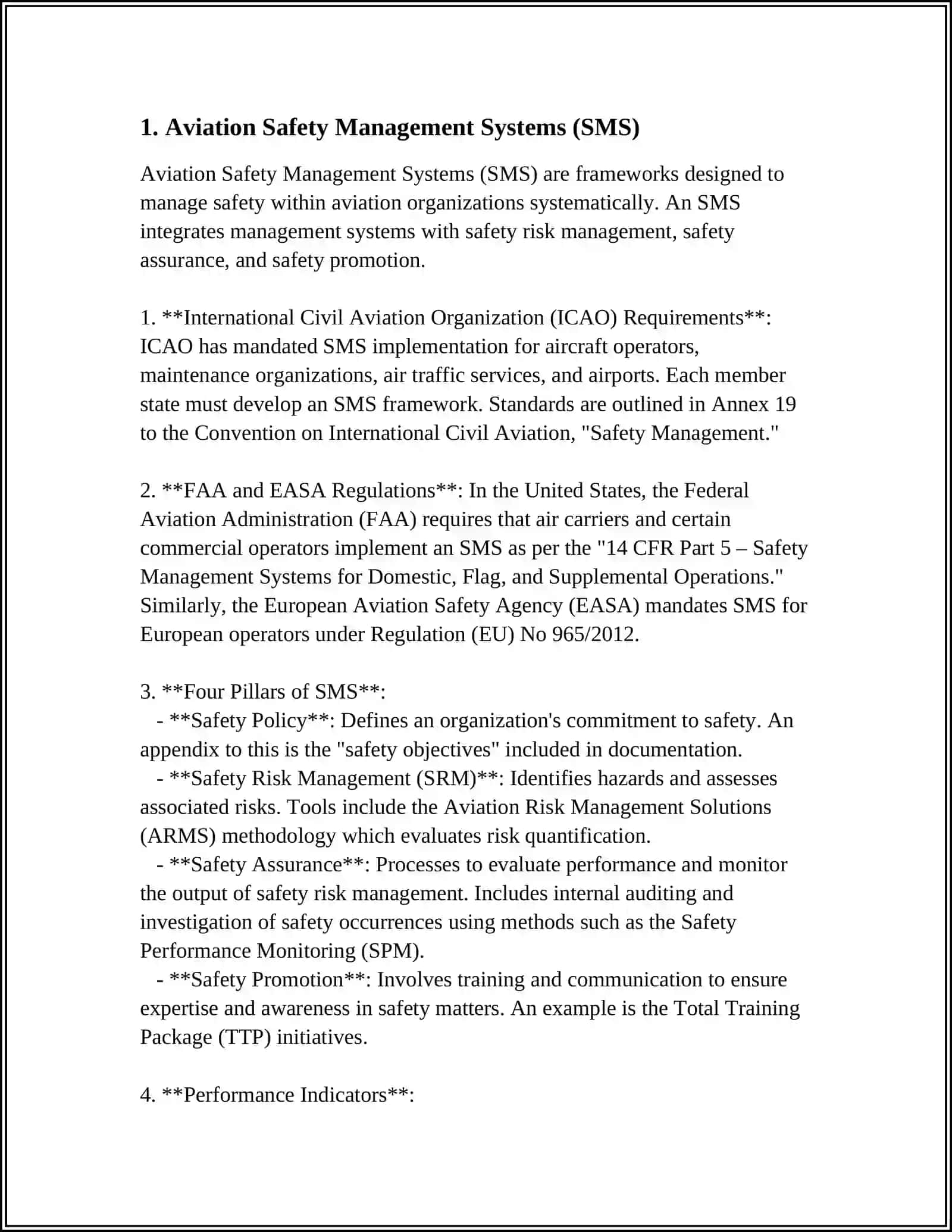 AVIATION SAFETY AND FLIGHT SAFETY 3