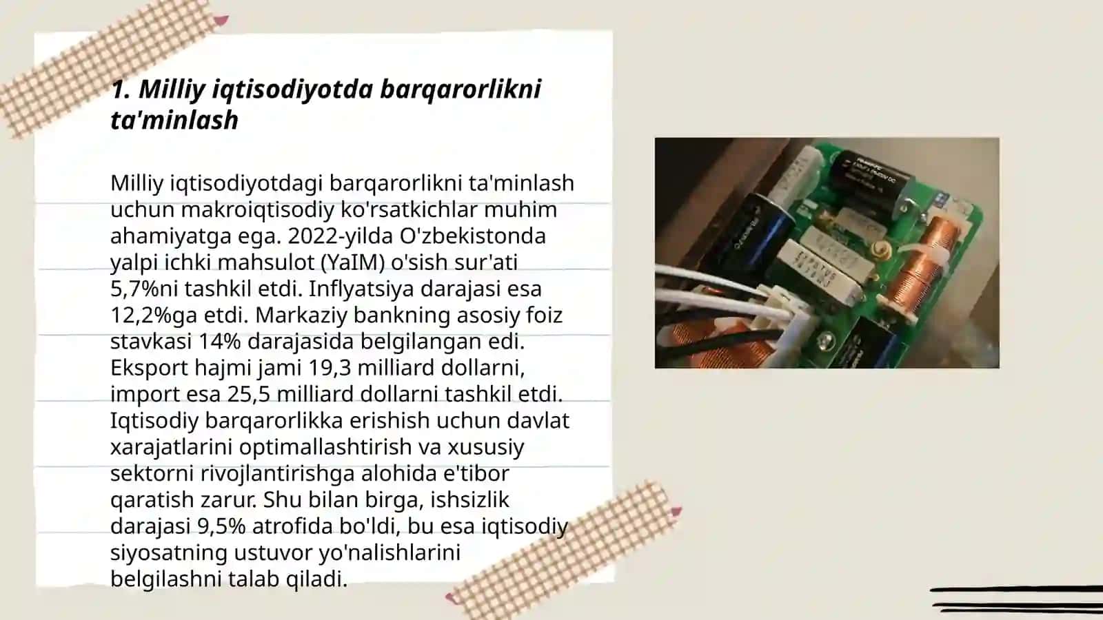 Xozirgi sharoitda makraiqtisodiy muvozanatni ta'minlash va inqirozga qarshi siyosatni amalga oshirish 3
