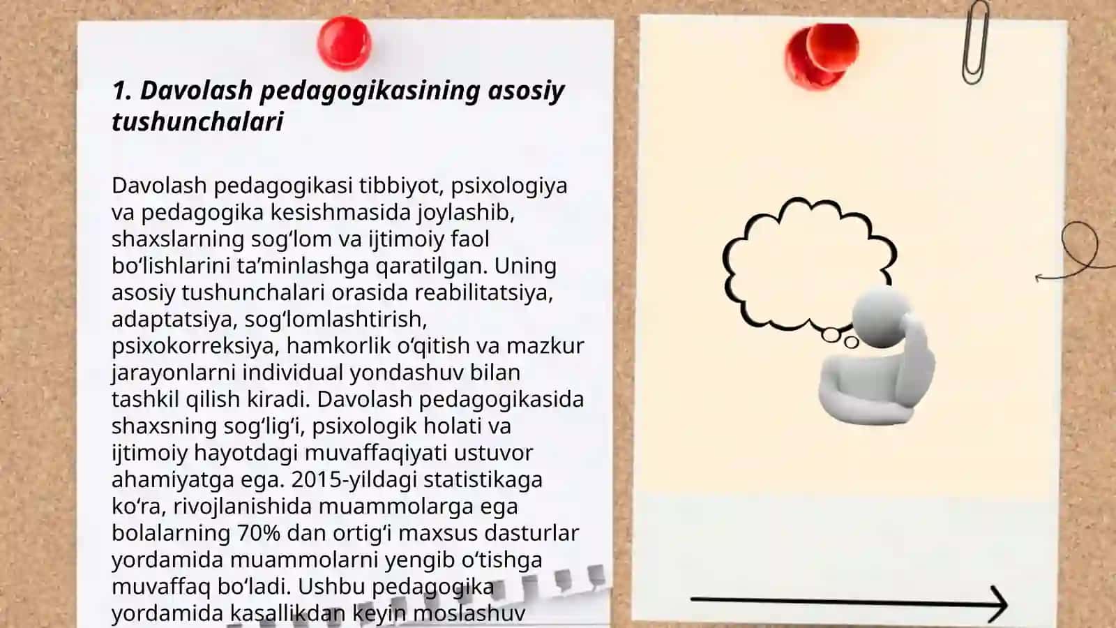 Davolash pedagogikasi. Pedagogik diagnostika 3