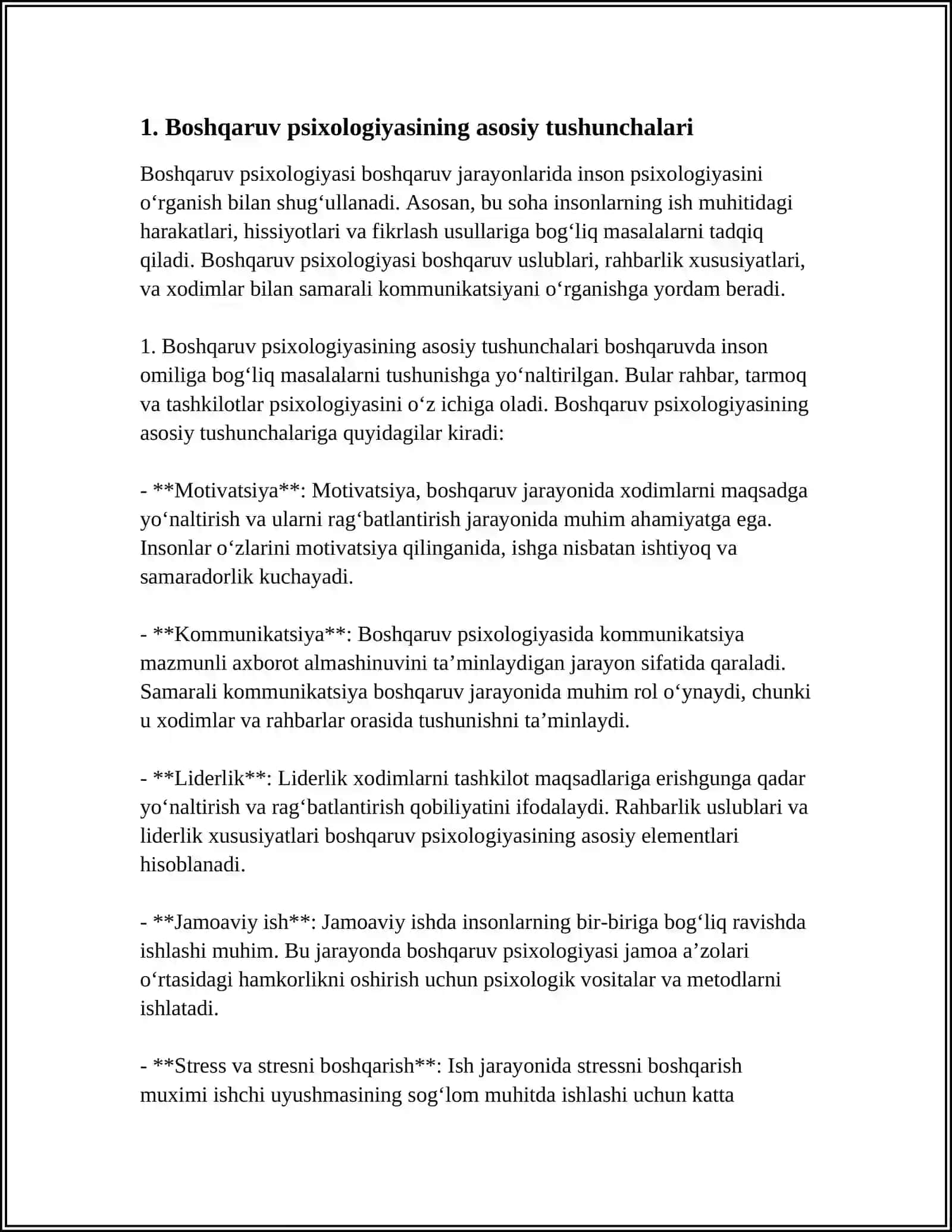 BOSHQARUV PSIXALOGIYASI? 3