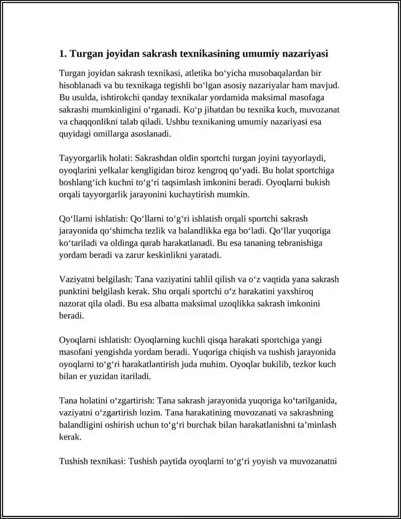 TURGAN JOYIDAN UZUNLIKKA SAKRASH TEXNIKASI 3