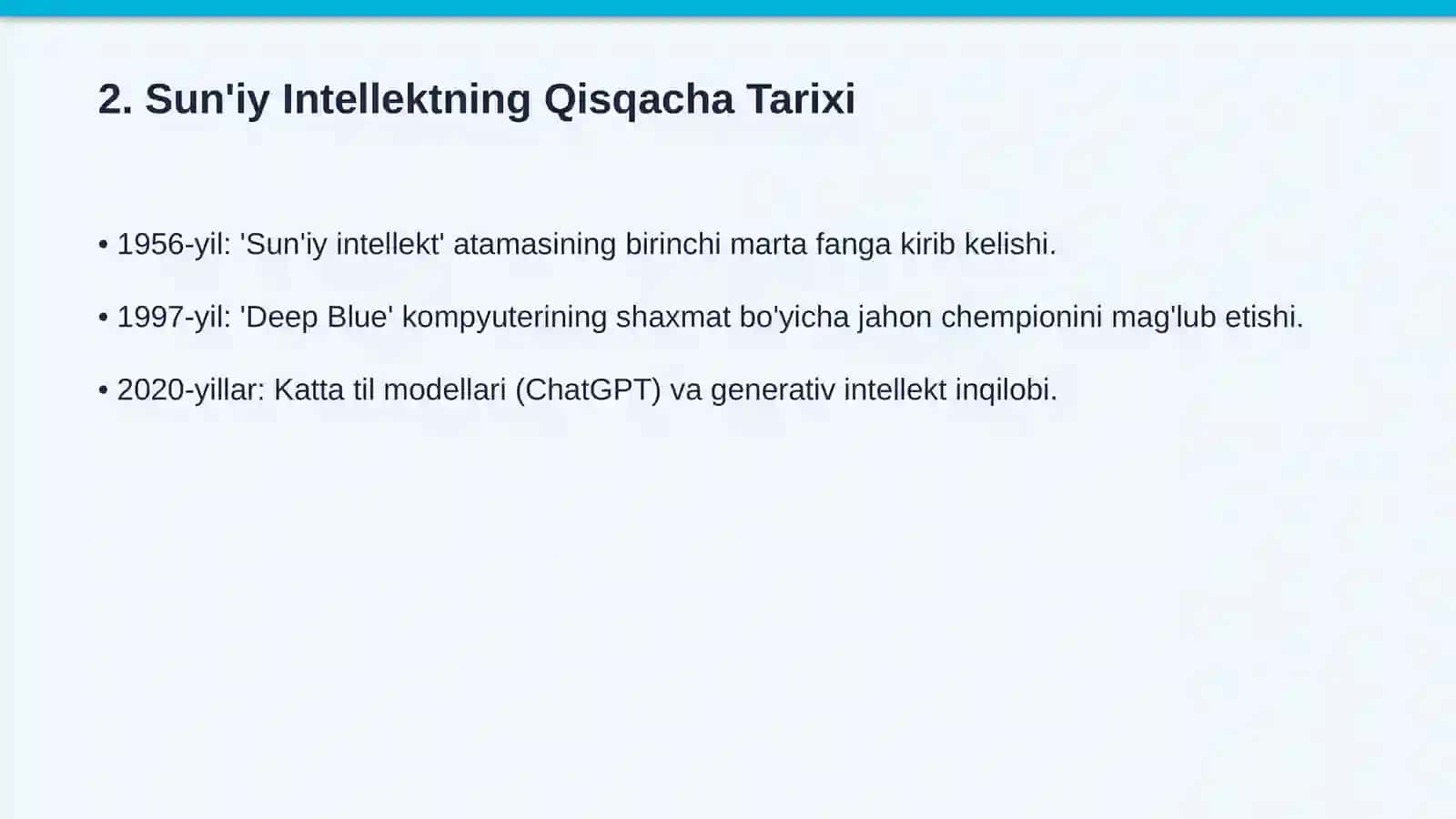 Sun'iy Intellekt va Kundalik Hayotimiz 3