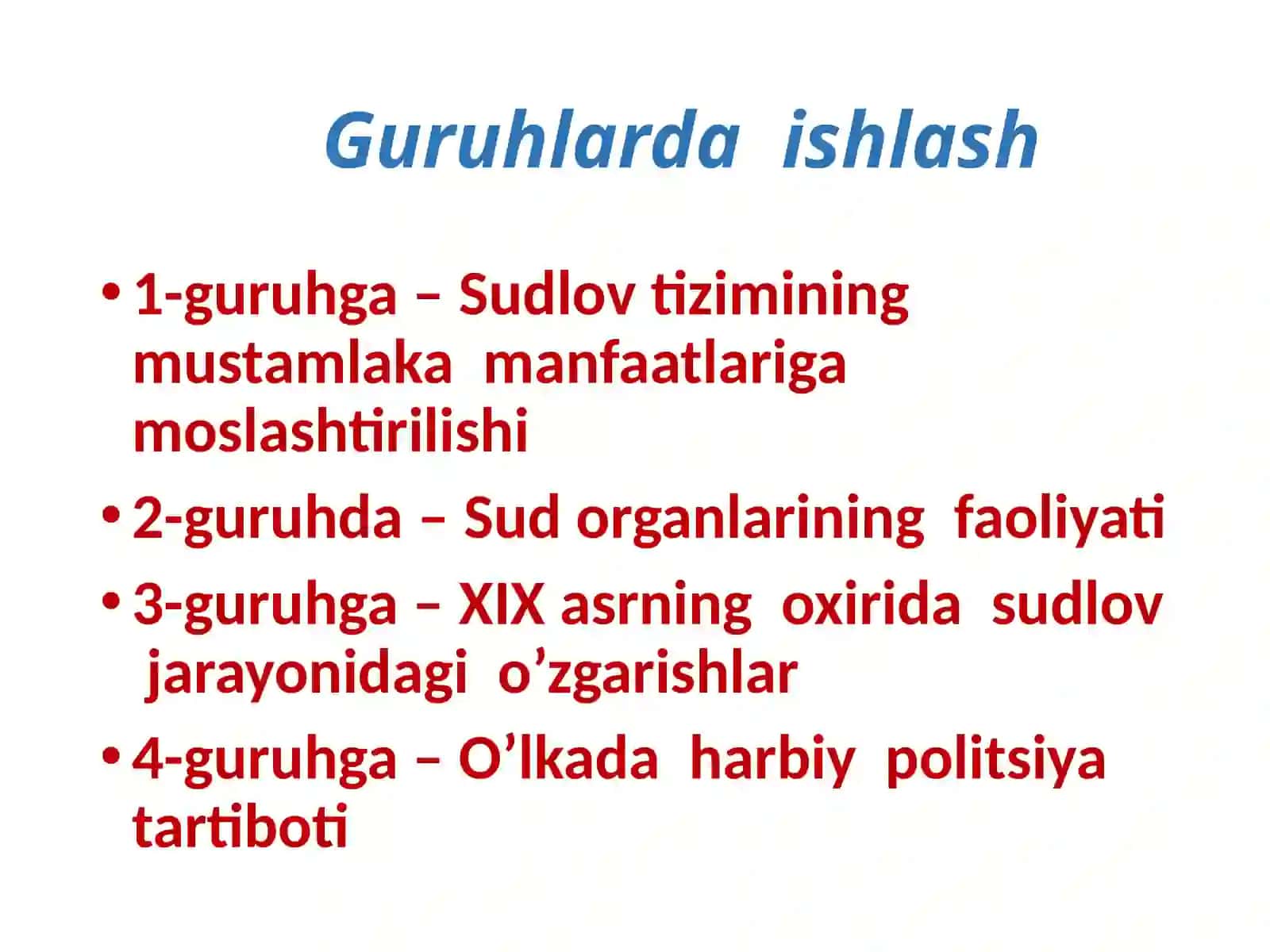 Turkistonda sud tizimi va harbiy politsiya tartibotining o'rnalishi 3