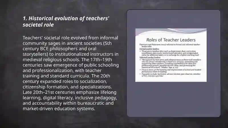 The Role of Teachers in Society 3