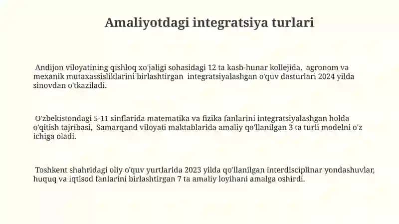 Akademik faoliyat integratsiyasi: nazariya va amaliyot uyg'unligi 3