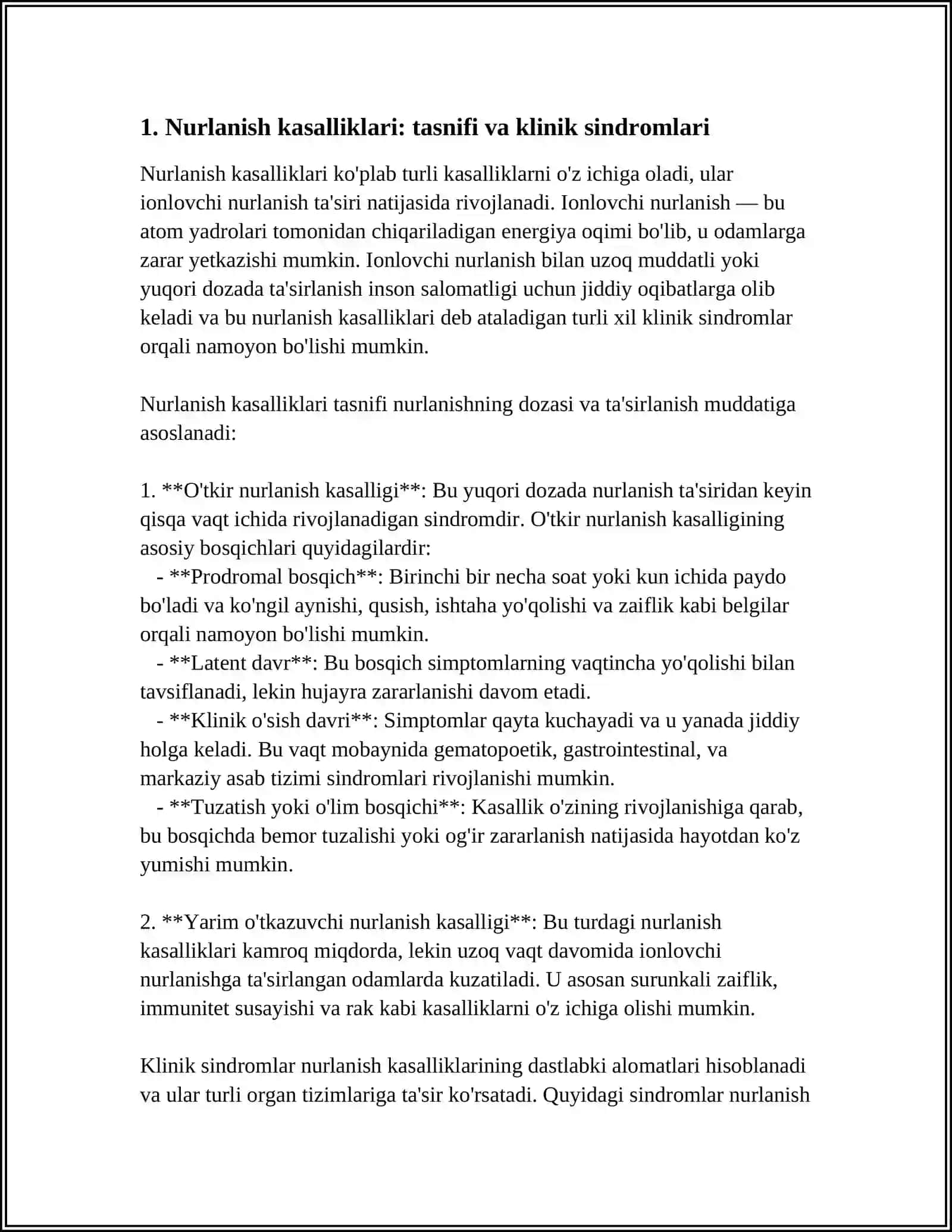INSONLARDA NURLANISH KASALLIKLARI. UNI TASHXISLASH USULLARI 3