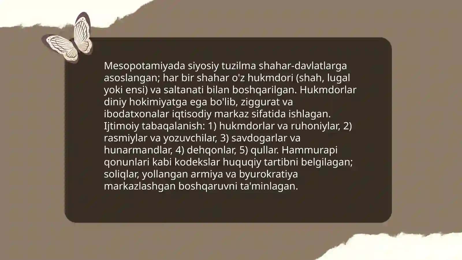 Qadimgi Mesopotamiya madaniyati 3