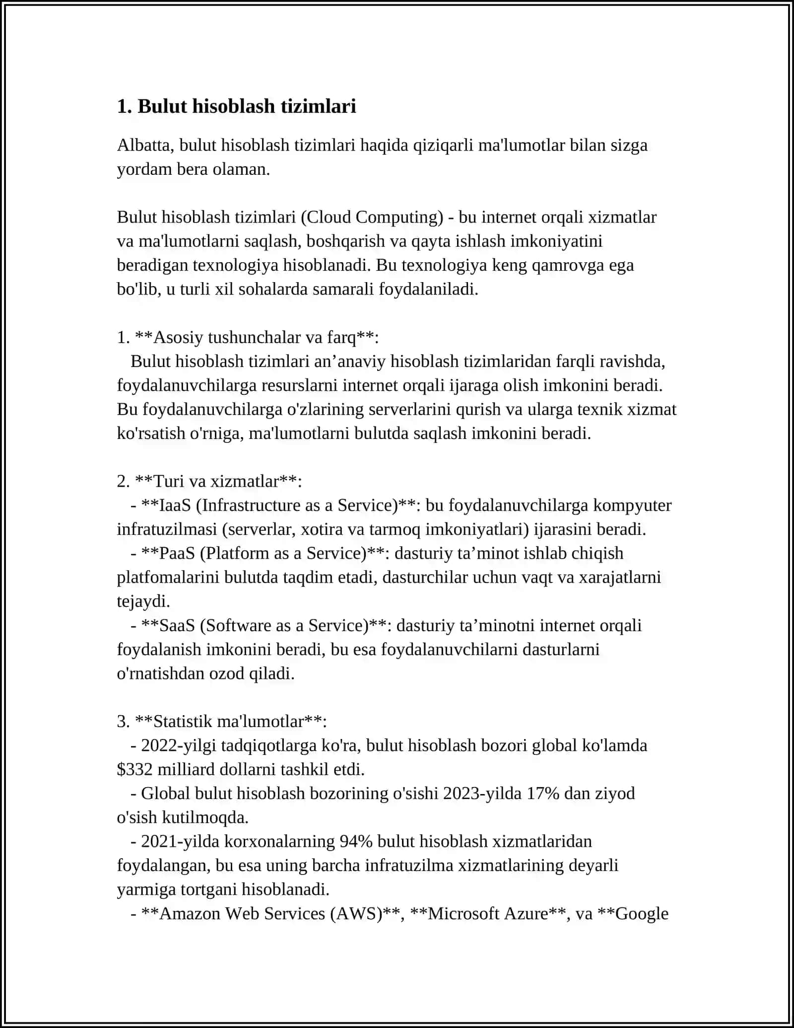 AXBOROT TEXNOLOGIYALARINING INFRATUZILMASI 3