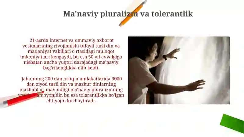 Insoniyat ma’naviy hayotida globallashuvning namoyon bo’lish xususiyatlari 3