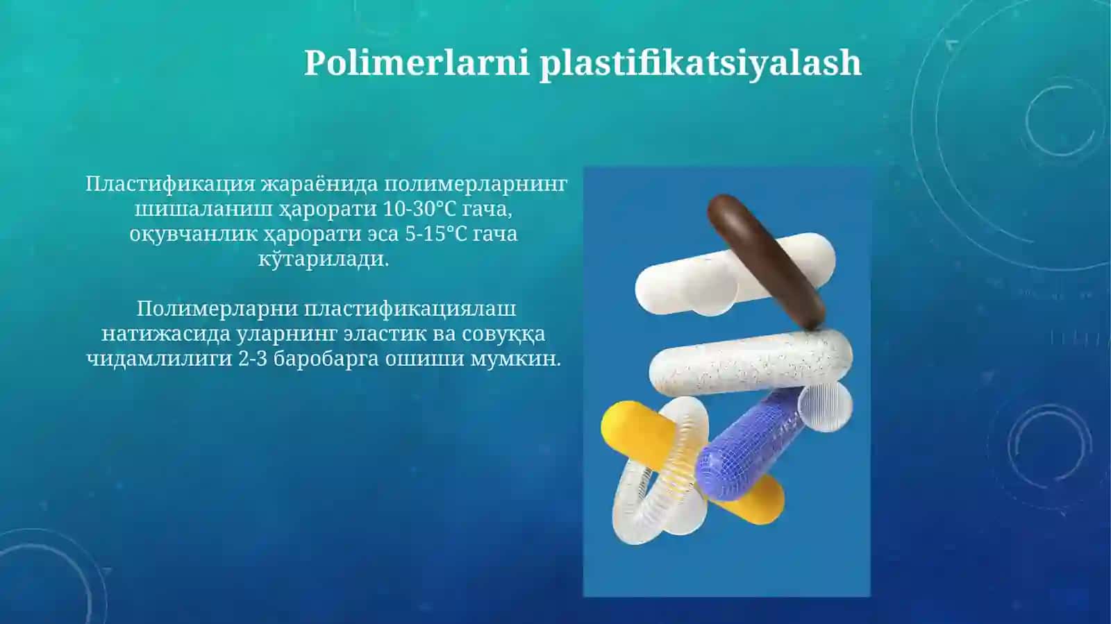 Polimerlarning relaksatsiya xossalari 3