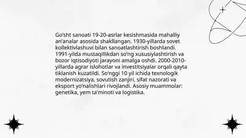 Goʻsht sanoatining rivojlanishi 3