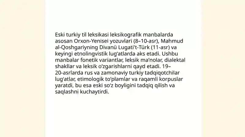 Eski turkiy til va eski oʻzbek adabiy tili 3