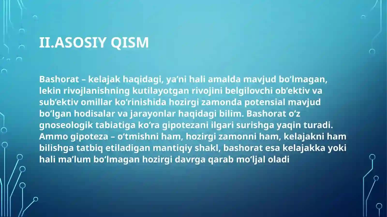 Ilmiy va ijtimoiy bashoratining oʻzaro aloqadorligi 3