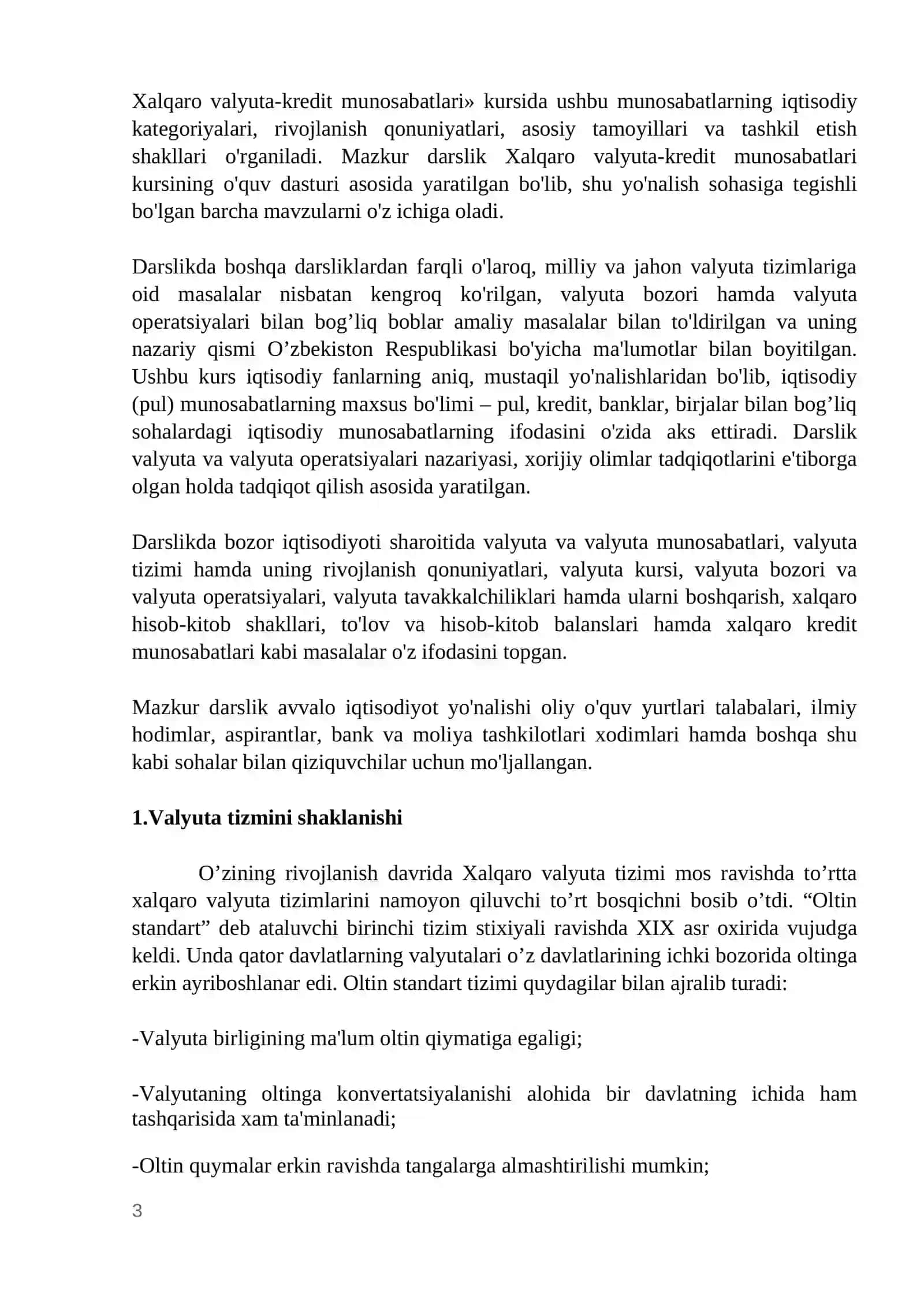 Xalqaro valyuta tizimining shaklanishi va rivojlanishi 3