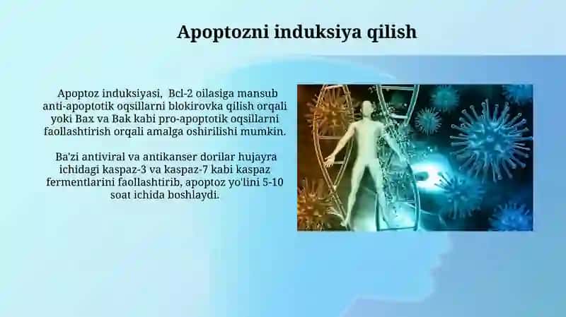 Viruslarga va oʻsmalarga qarshi dori vositalari taʼsir mexanizmi 3