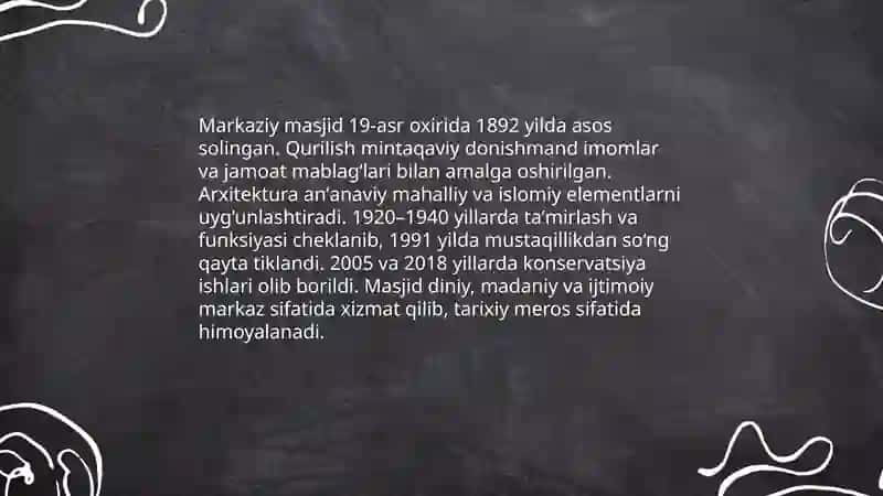 Markaziy masjid 3