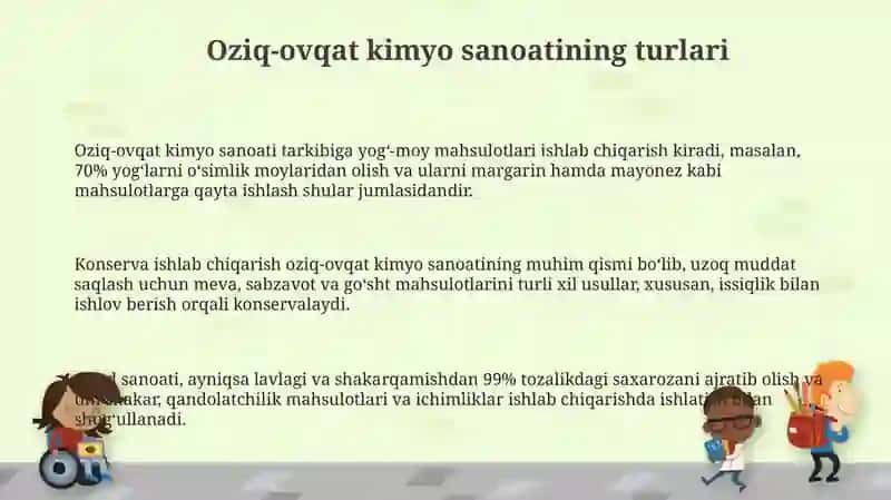 Oziq-ovqat kimyo sanoati 3