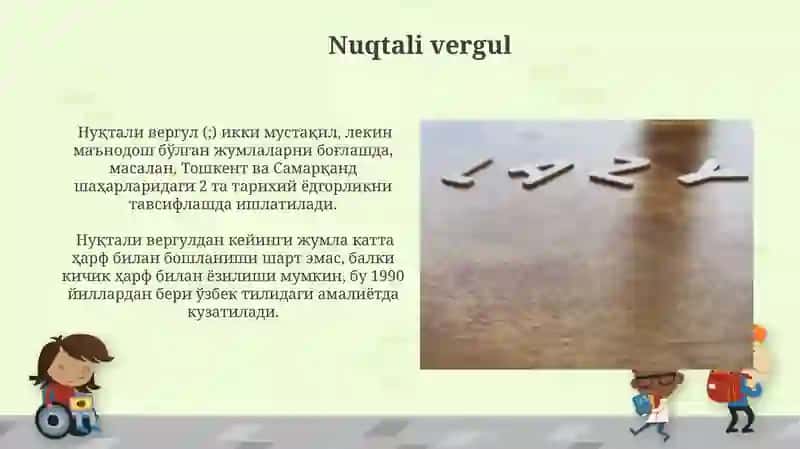Oʻzbek tilida tinish belgilari 3