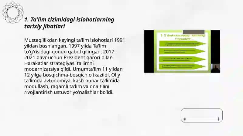 Oʻzbekiston Respublikasida taʼlim sohasidagi islohotlar 3