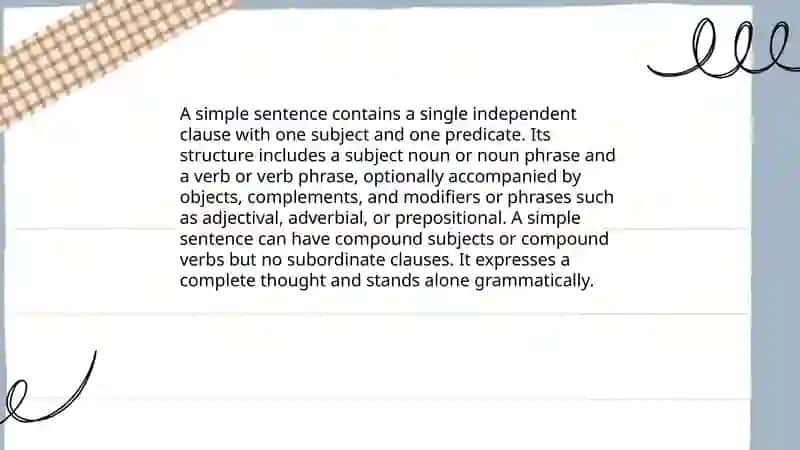 Sentence types (simple, compound, complex-comparison) 3