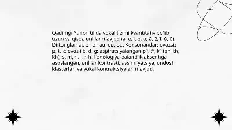 Qadimgi Yunon va Rim tilshunosligi 3