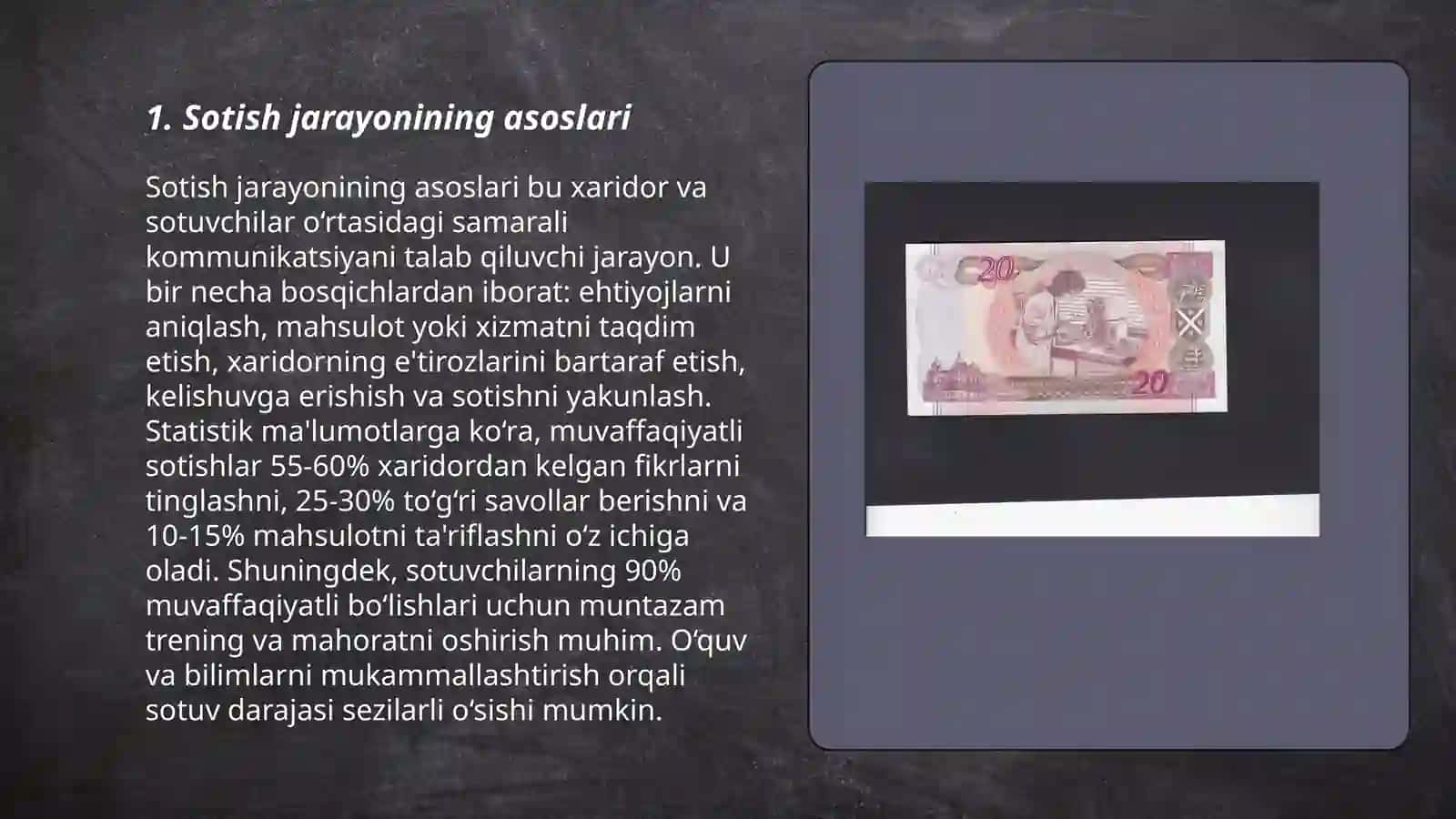 Sotish jarayonlarining bosqichlari 3