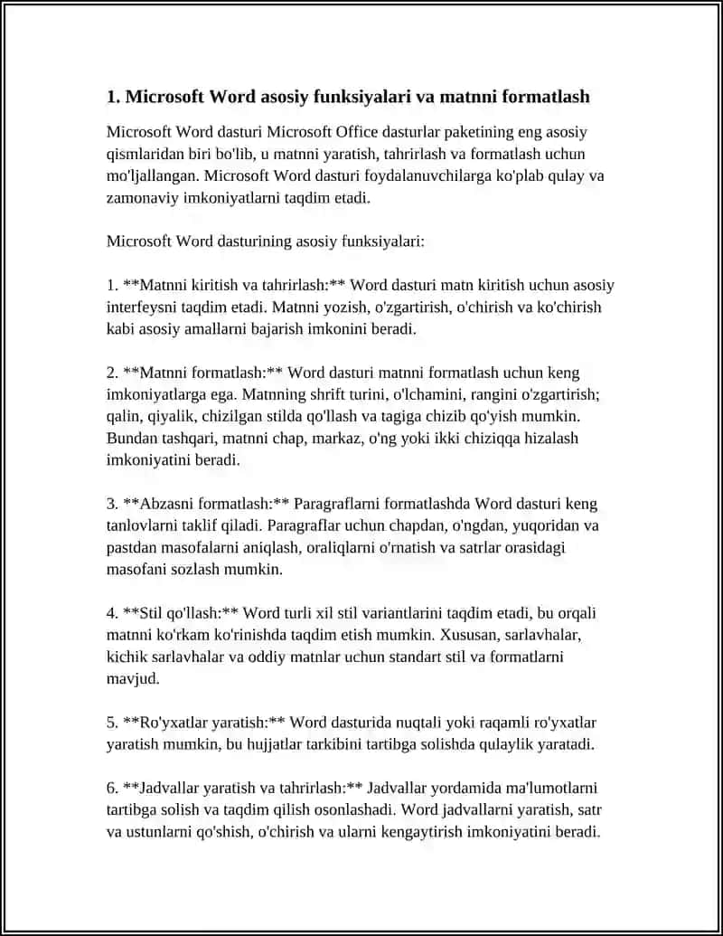 MS OFFICE DASTURLAR PAKETI 3