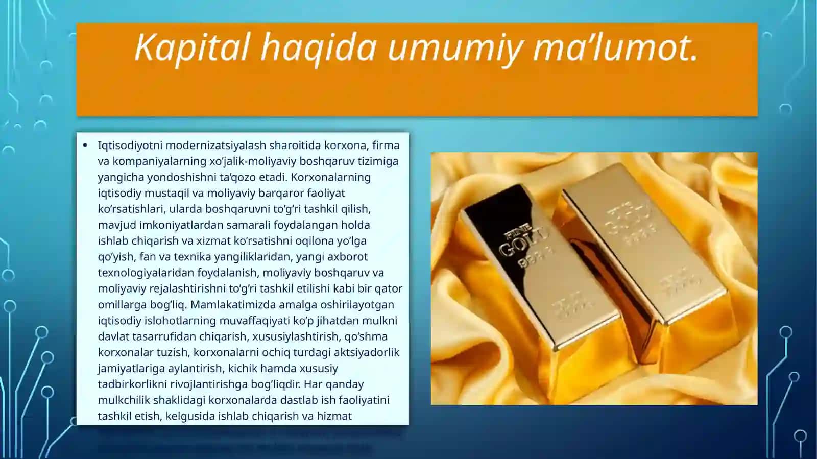 Kapitalni byudjetlashtirish metodlari va amaliyoti 3