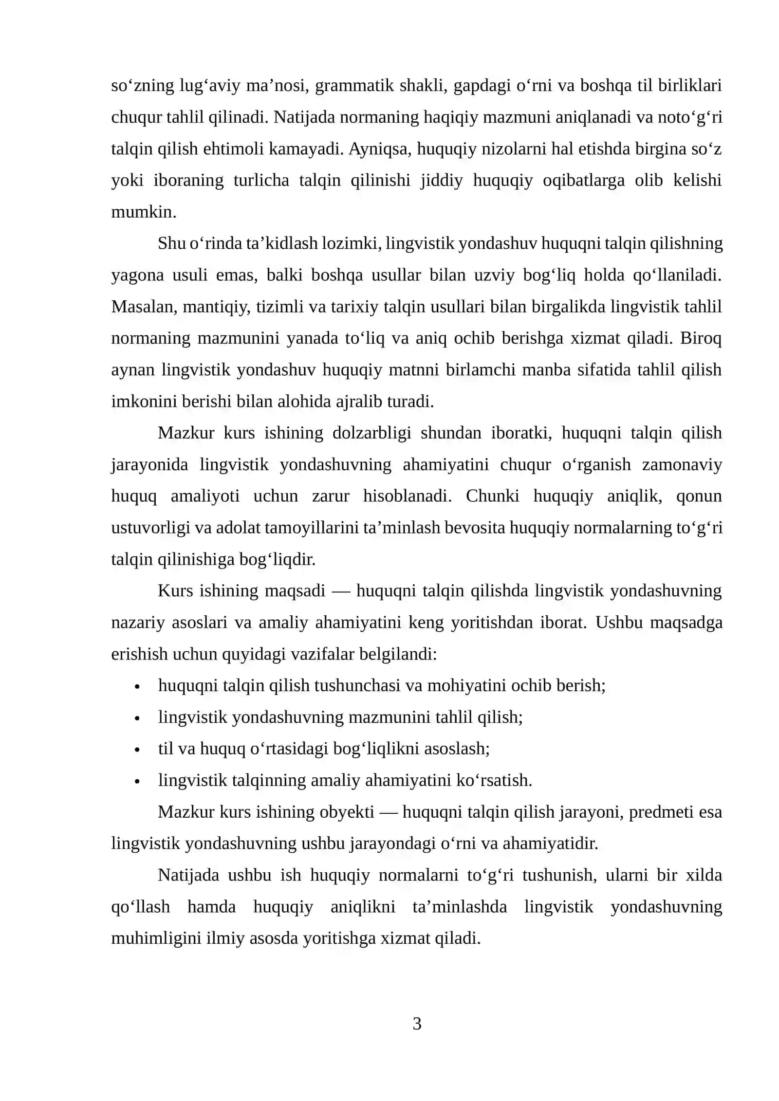 Huquqni talqin qilishda lingvistik yondashuvning ahamiyati 3