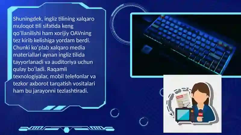 Xorijiy ommaviy axborotlarning media makondagi oʻrni 3