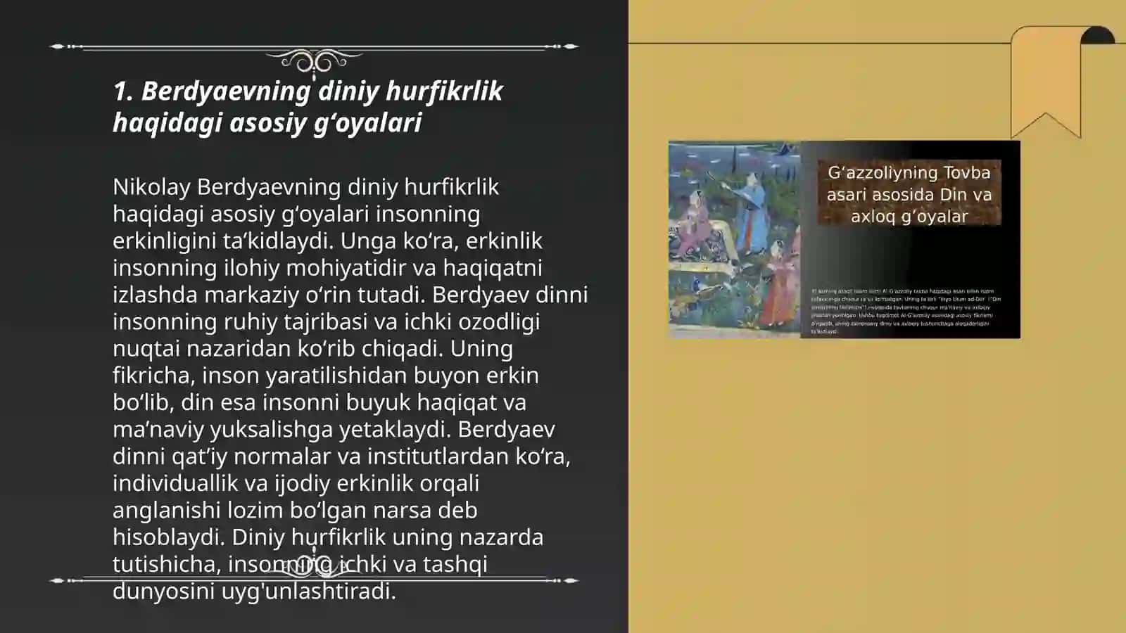 Din va hurfikrlik 3