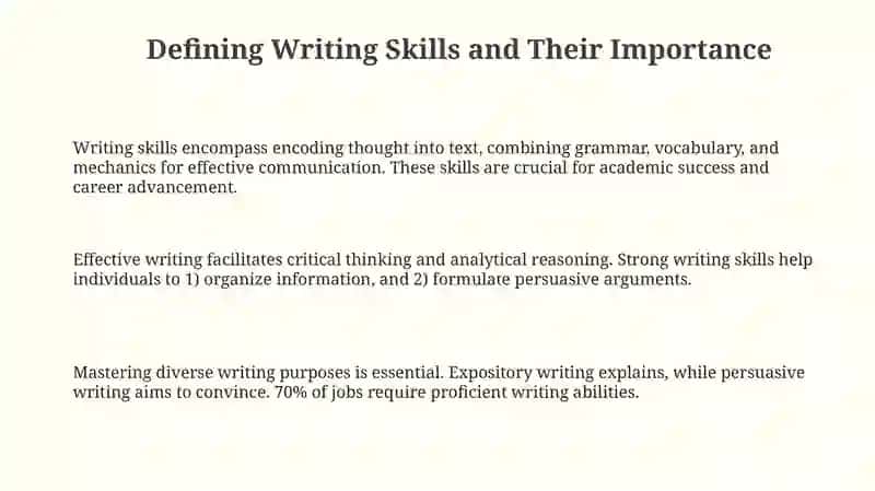 Presentation on The Development of Writing Skills 3
