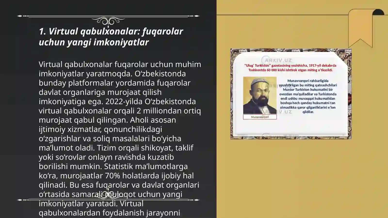Virtual qabulxonalarning ochilishi 3