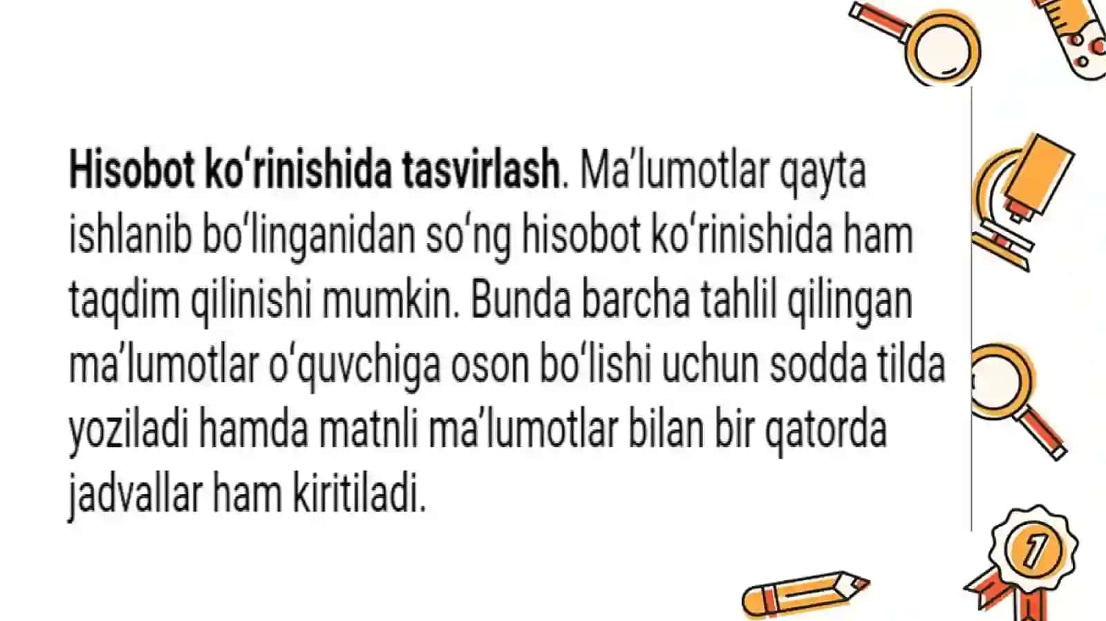 Ma'lumotlarni tasvirlash usullari 3