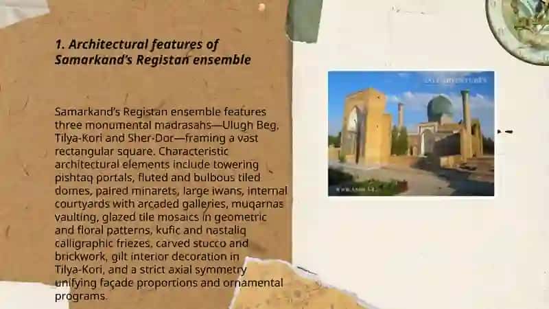 The Architectural Grandeur and Cultural Significance of UNESCO World Heritage Sites in Uzbekistan 3