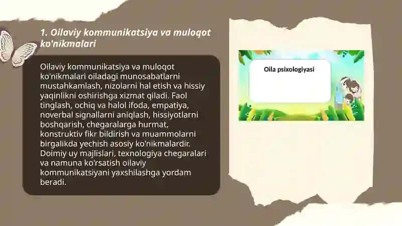 Oilaviy kommunikatsiya va muloqot ko'nikmalari 3