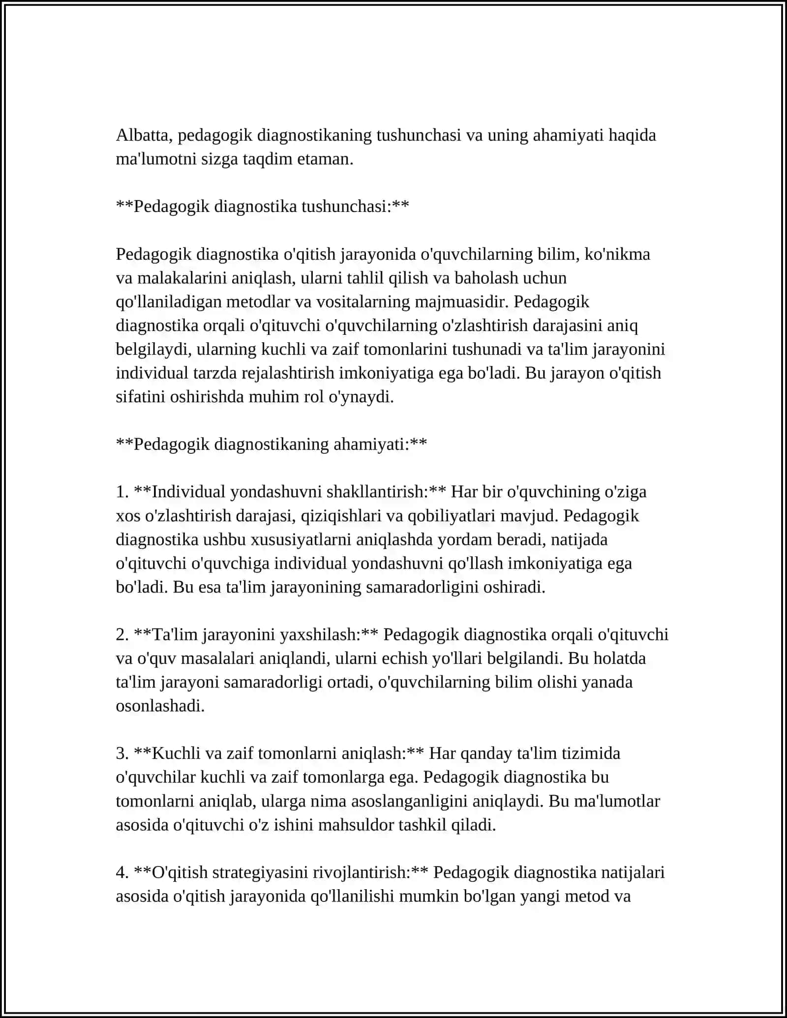PEDAGOGIK DIAGNOSTIKA VA PEDAGOGIK KORREKSIYA. KORREKSION PEDAGOGIKA 3