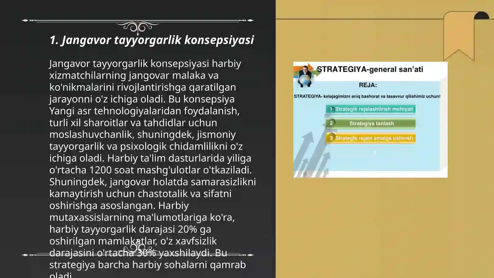 Boʻlinmalarda jangavor tayyorgarlikni tashkilashtirish va rejalashtirish 3