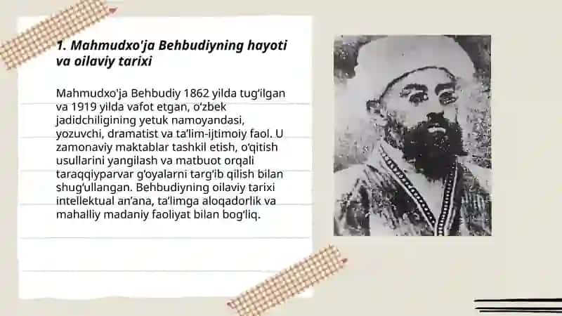 Mahmudxo'ja Behbudiyning hayoti va ijodi 3