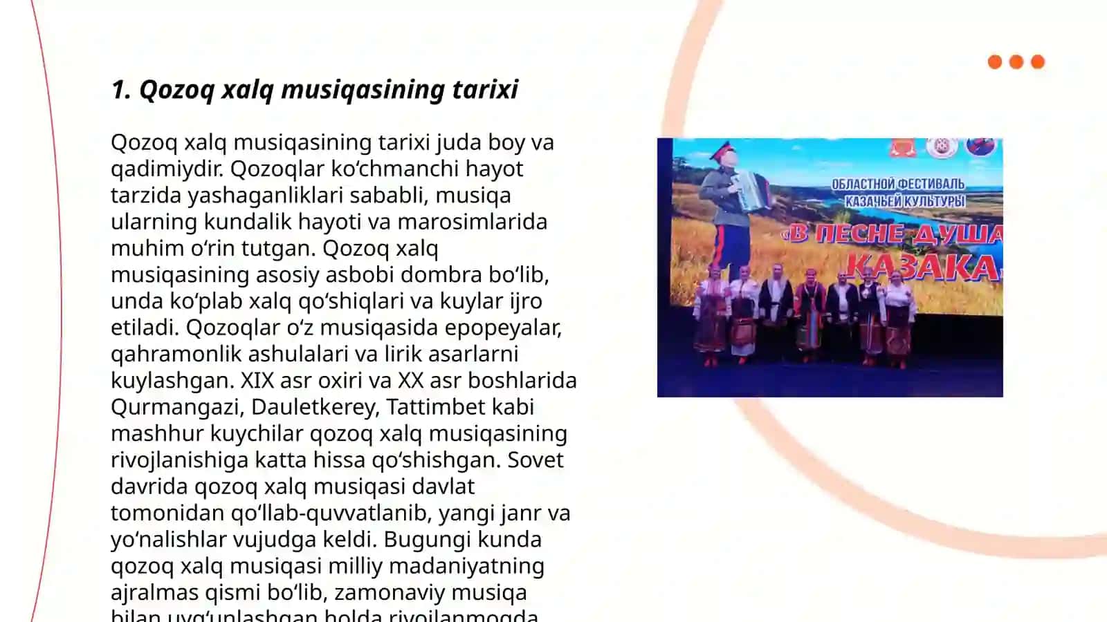 Qozoq xalq musiqa an’analari 3