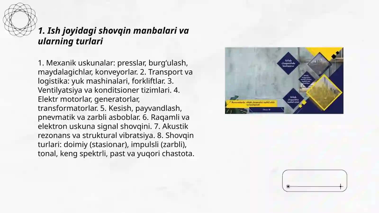 Korxonalarda shovqinni tekshirish va baholash 3
