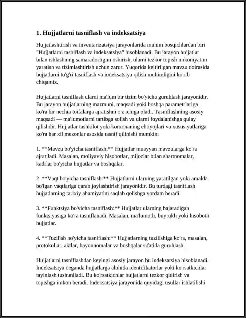 HUJJATLASHTIRISH VA INVENTARIZATSIYA 3