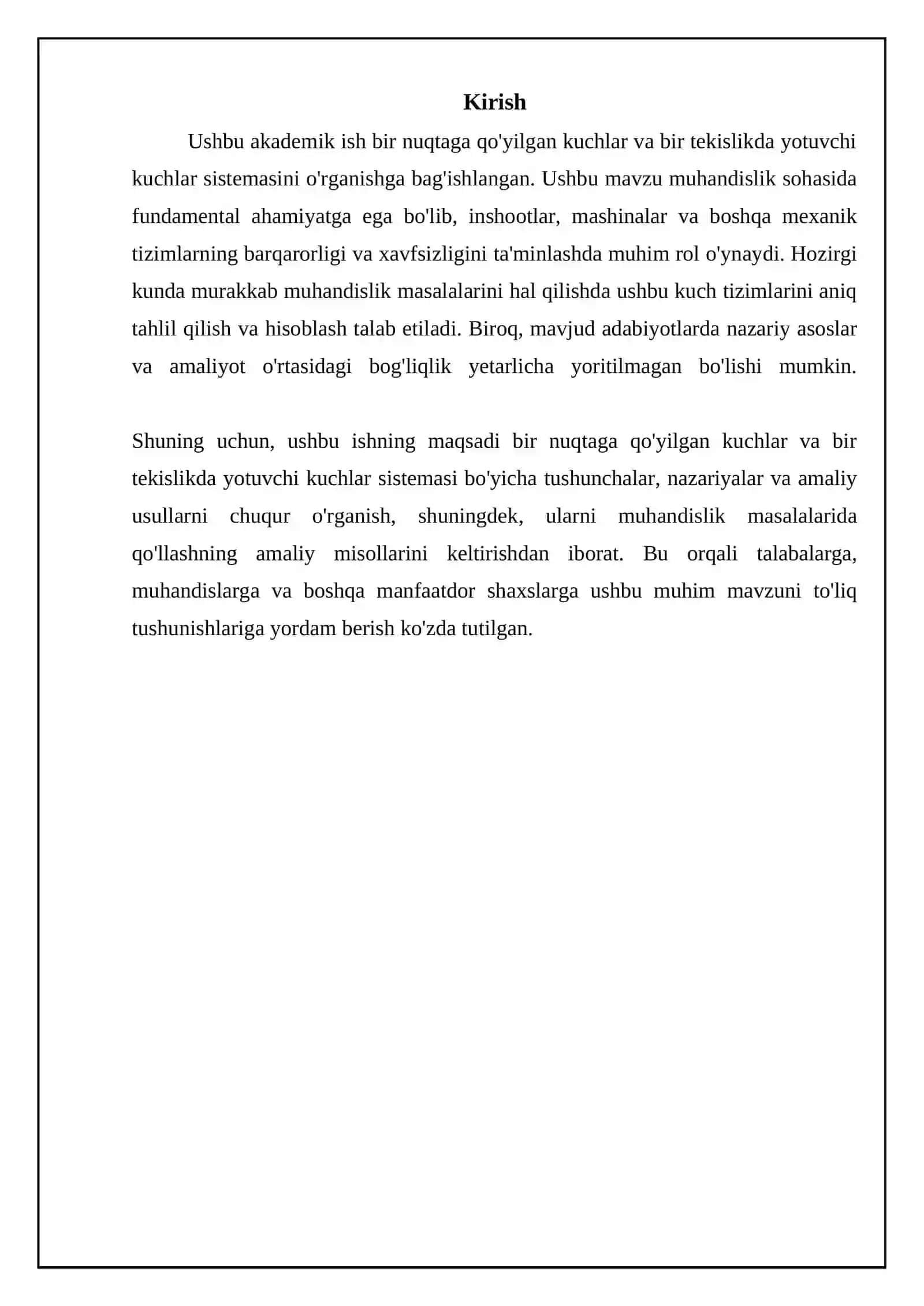 Kesishuvchi kuchlar va tekislikdagi kuchlar sistemasi 3