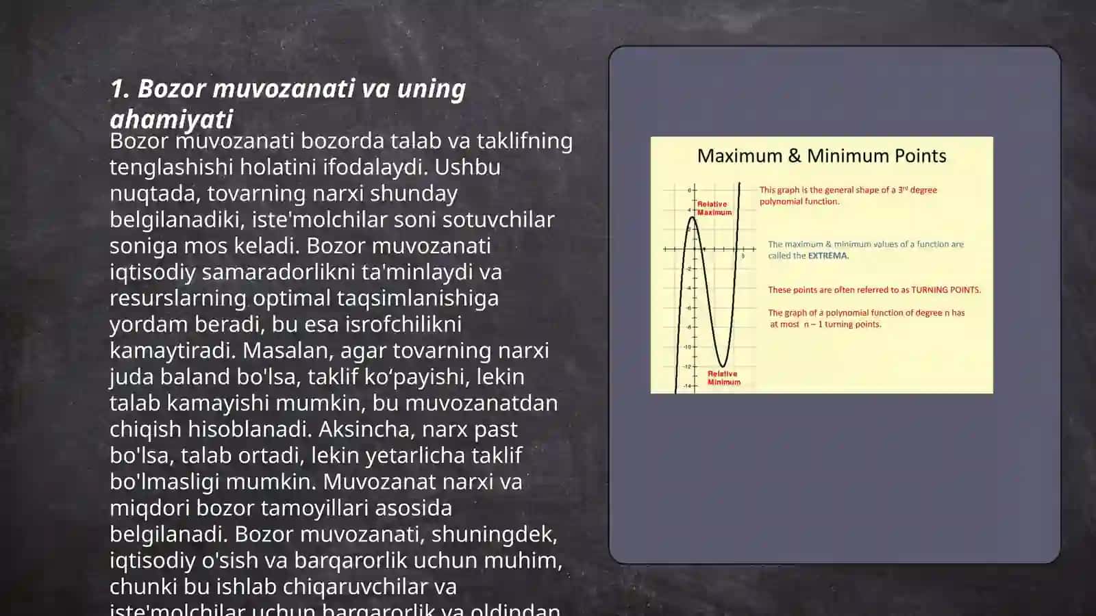 Bozor muvozanati va uning ahamiyati 3