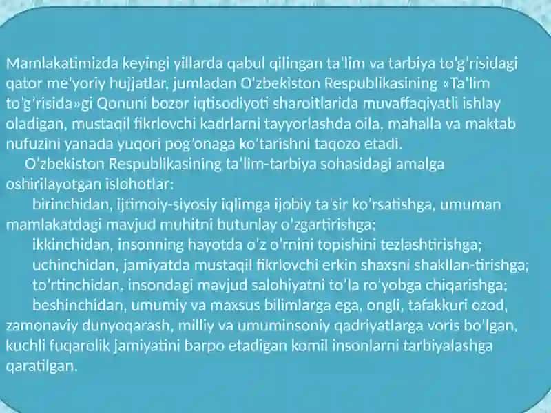 Sinfrahbarining maktab, jamoat tashkilotlari bilan olib boriladigan ishlar 3